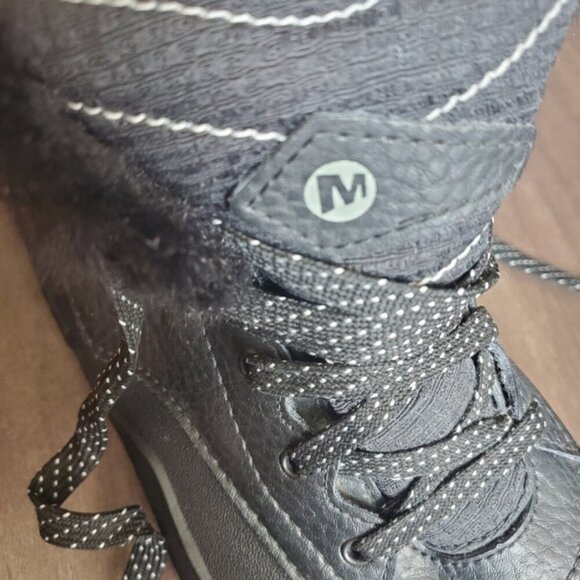 Merrell Black Aurora 6 Ice+ Winter Shoes Size 10 - Picture 12 of 14
